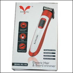 "Bangzhu Electric Hair & Beard Trimmer- Model:BZ-701 - Click here to View more details about this Product